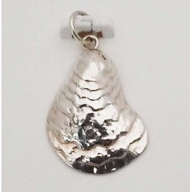 RA3177LGPS Sterling Silver Large Oyster Pendant 